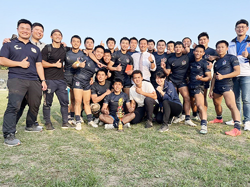 新北市竹圍高中勇奪全國橄欖球錦標賽隊史第2冠