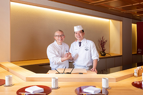 台北喜來登大飯店與米其林一星餐廳「明壽司」合作