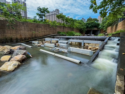 提升公司田溪生態多樣性　新北水利局打造國內首座預鑄式全斷面魚道　