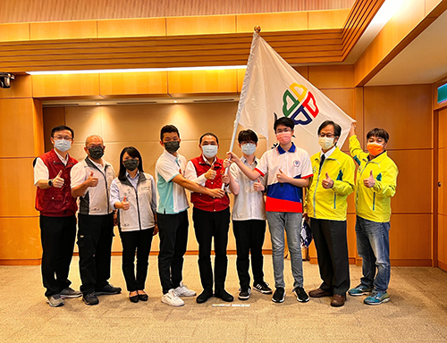 侯市長授旗勉勵第46屆國際技能競賽選手 為國爭光