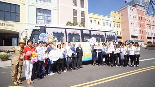 遊花博輕旅行 台中市政府推郵輪式觀光巴士