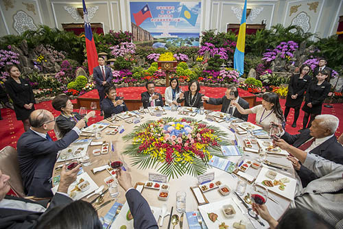 國宴宴請帛琉總統　總統蔡英文盼有更多合作