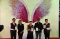 紐約畫家米勒為花蓮重建祈福 揭開全球第六十座「天使之翼」