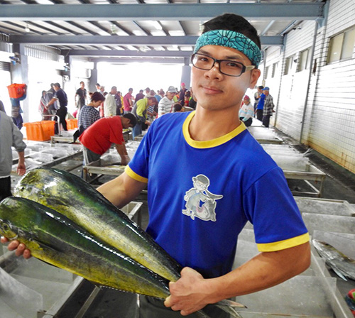 台東縣長饒慶鈴鼓勵漁民加入FIP建立漁產溯源