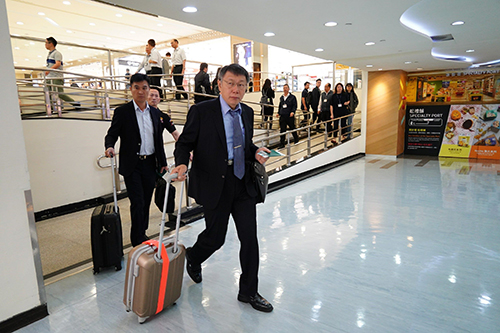 啟程前往日本參訪　台北市長柯文哲：很多可以學習