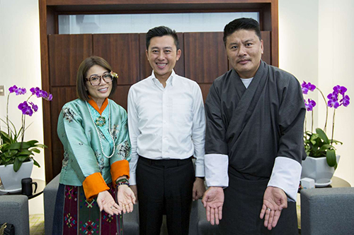 與幸福國度相遇 市長林智堅與不丹夫婦談幸福學