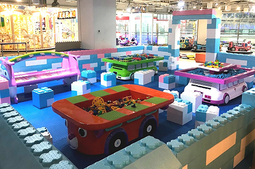 Global Mall新左營車站趣遊樂園新增3項遊樂設施，包含親子最愛DIY手作區域。