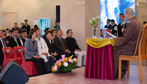 總統蔡英文出席正德醫院落成典禮