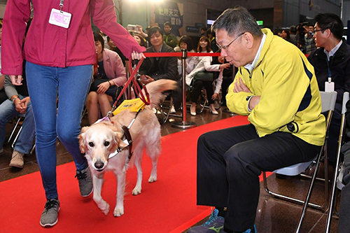 台北市長柯文哲出席「2019台北寵物節」宣傳記者會
