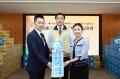 老虎牙子捐台南市政府5千瓶有氧飲料