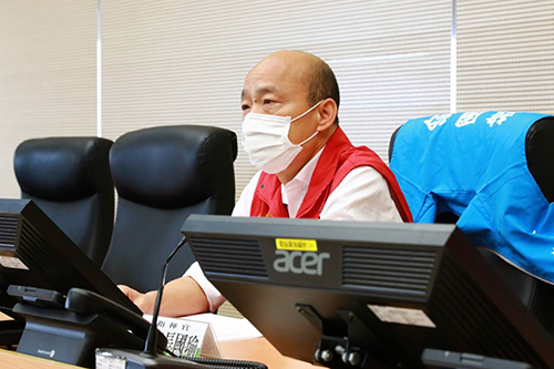 高雄市長韓國瑜籲軍方提供完整疫情訊息