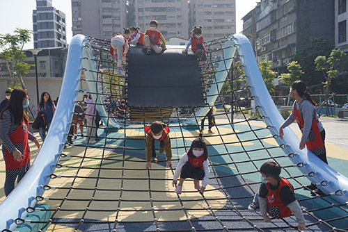 中和佳和公園完工啟用　結合海洋意象打造舒適休憇空間