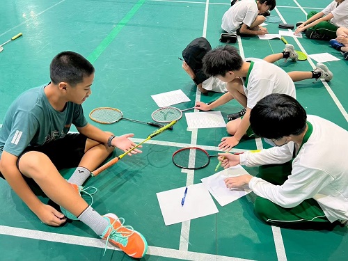 青春開拍、默契上線：西湖「羽你有約」親師生趣味賽