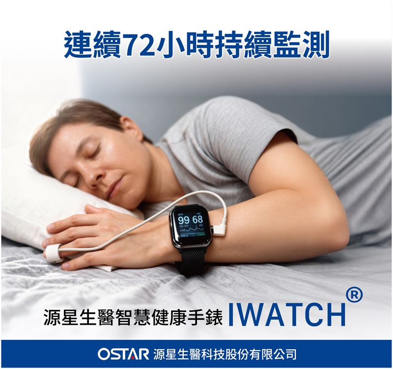 源星生醫發表 IWATCH® 夜間AI心律監測系統
